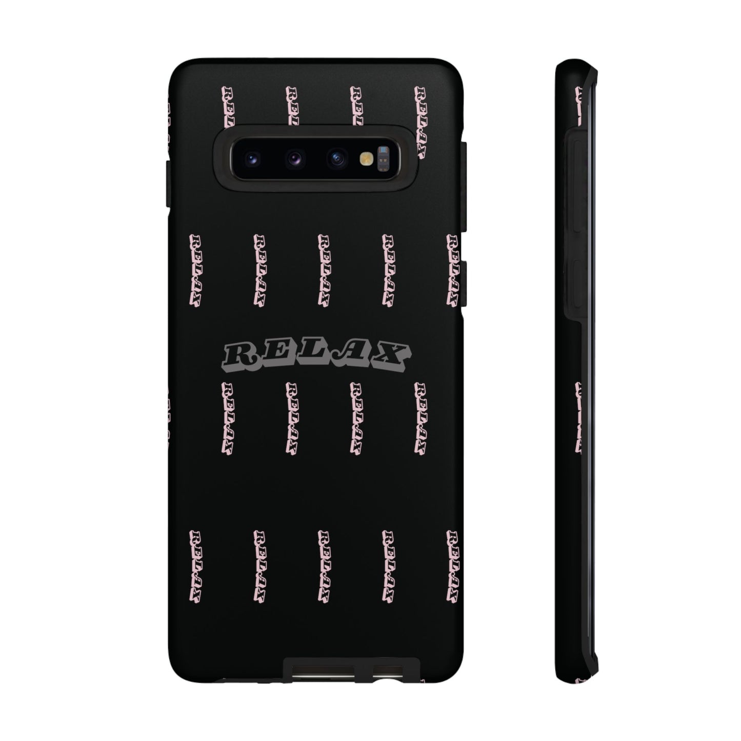 Pink/Gray "Relax Phone Case